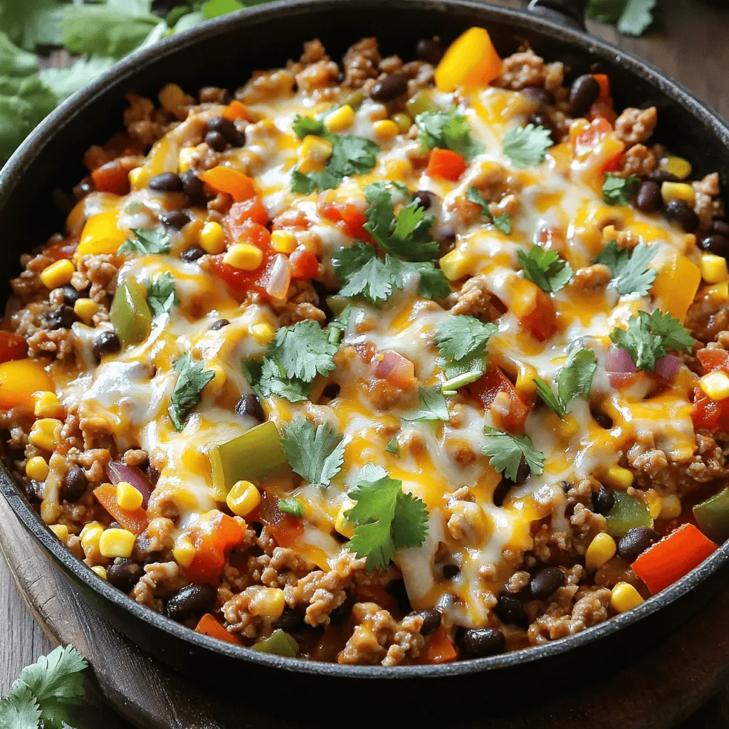 One Pot Taco Skillet Easy and Flavorful Dinner Dish