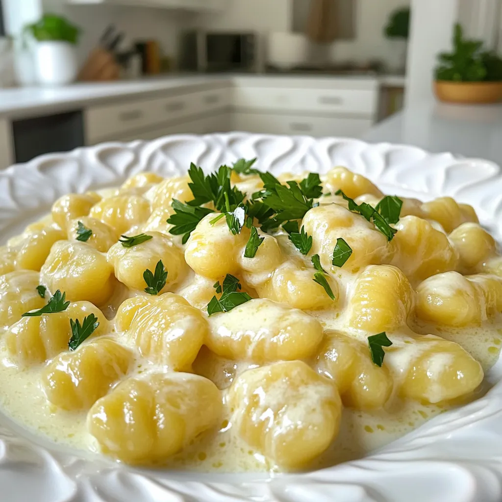 Minute Creamy Garlic Butter Gnocchi Quick and Easy Meal