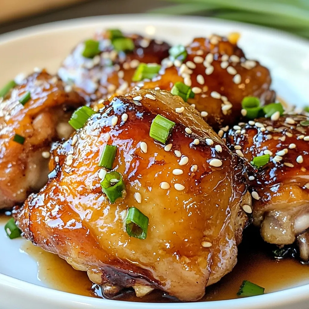 Honey Garlic Chicken Thighs Flavorful Dinner Idea