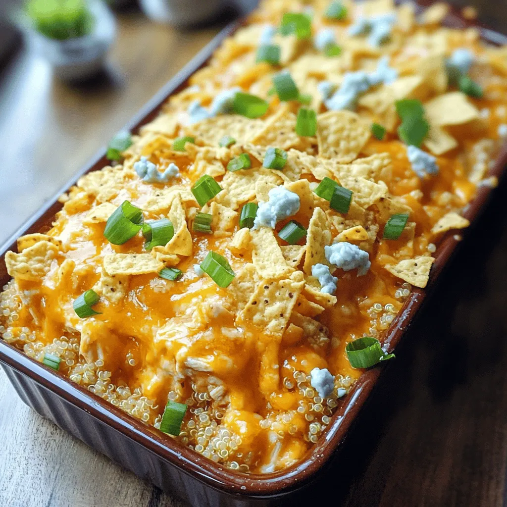 Loaded Buffalo Chicken Casserole Tasty and Simple Dish