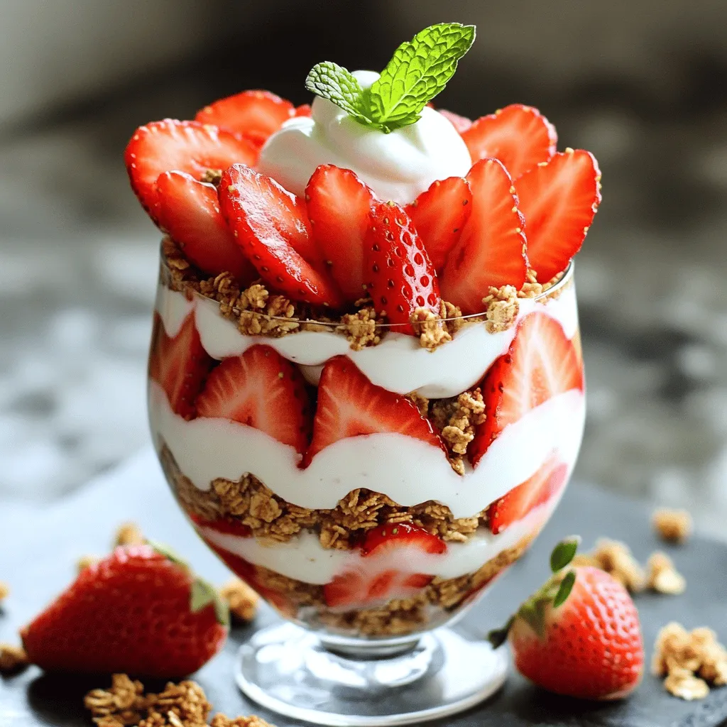 Protein Strawberry Shortcake Parfait Tasty and Simple