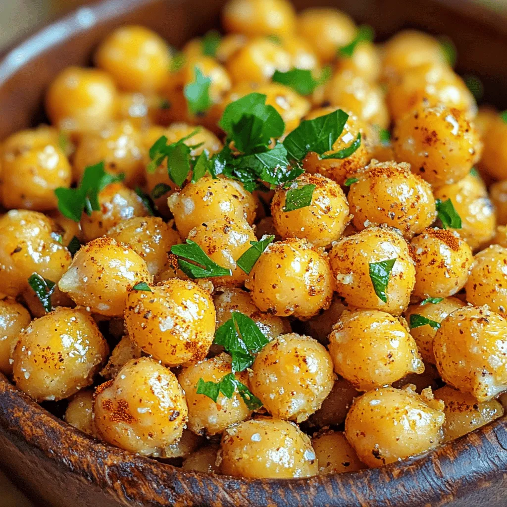 Ranch Roasted Chickpeas Crunchy and Flavorful Snack
