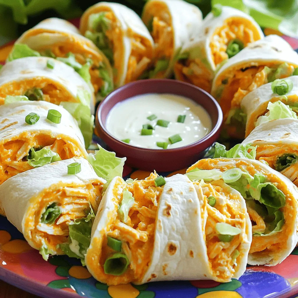 Buffalo Chicken Tortilla Roll-Ups Easy Weeknight Meal