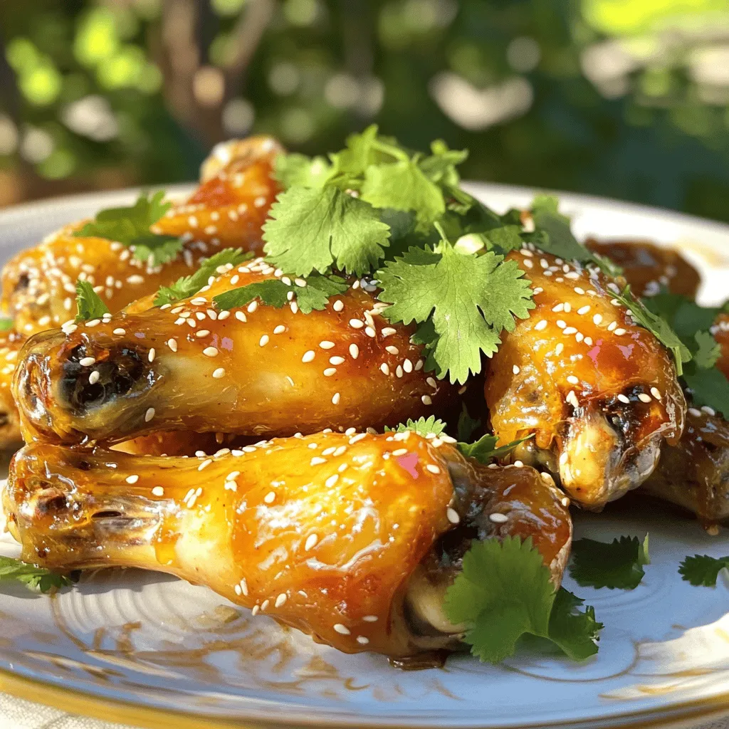 Sweet and Spicy Chicken Wings Flavorful Sensation