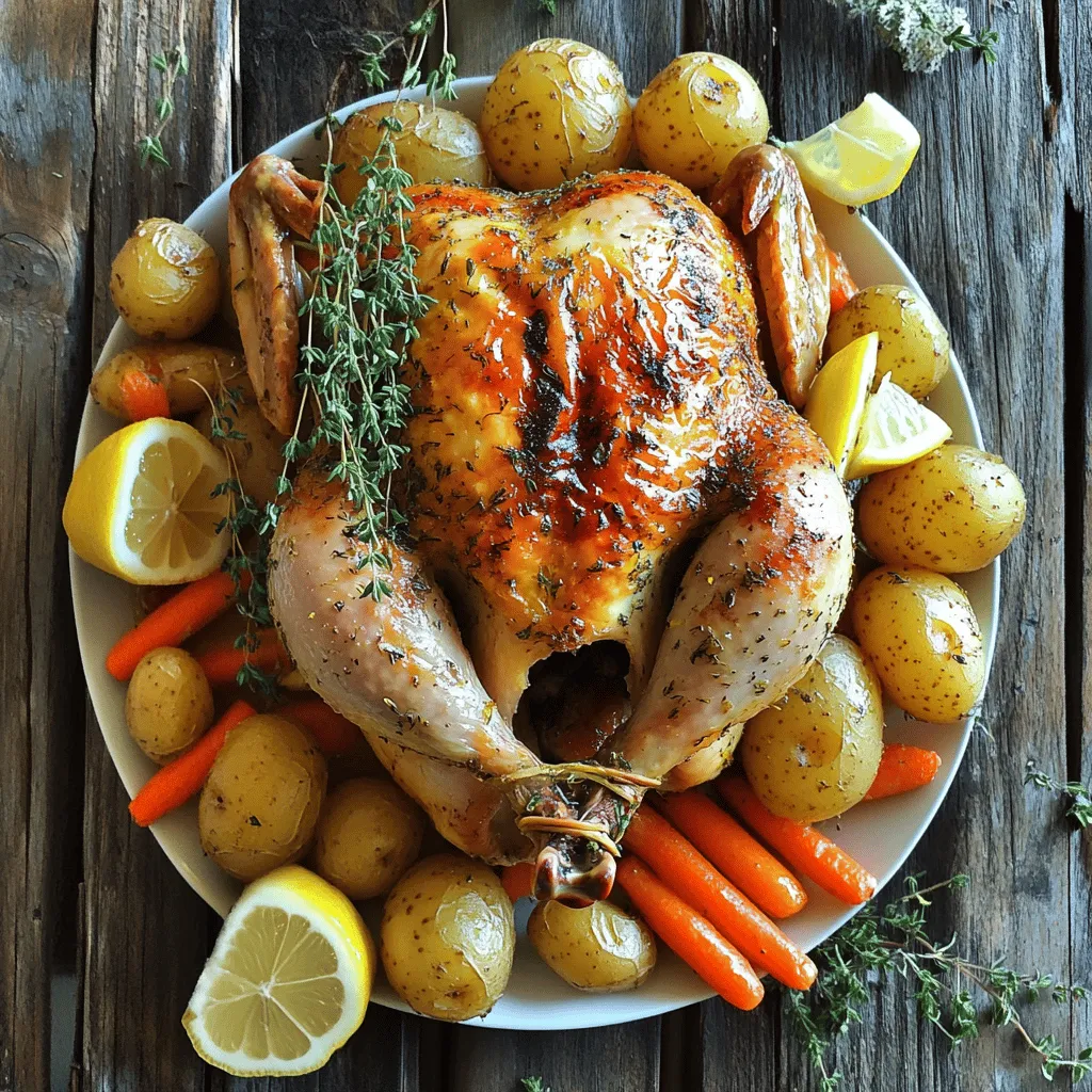 Lemon Thyme Roasted Chicken Juicy and Flavorful Dish
