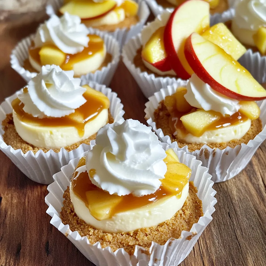Mini Caramel Apple Cheesecakes Delightful and Easy