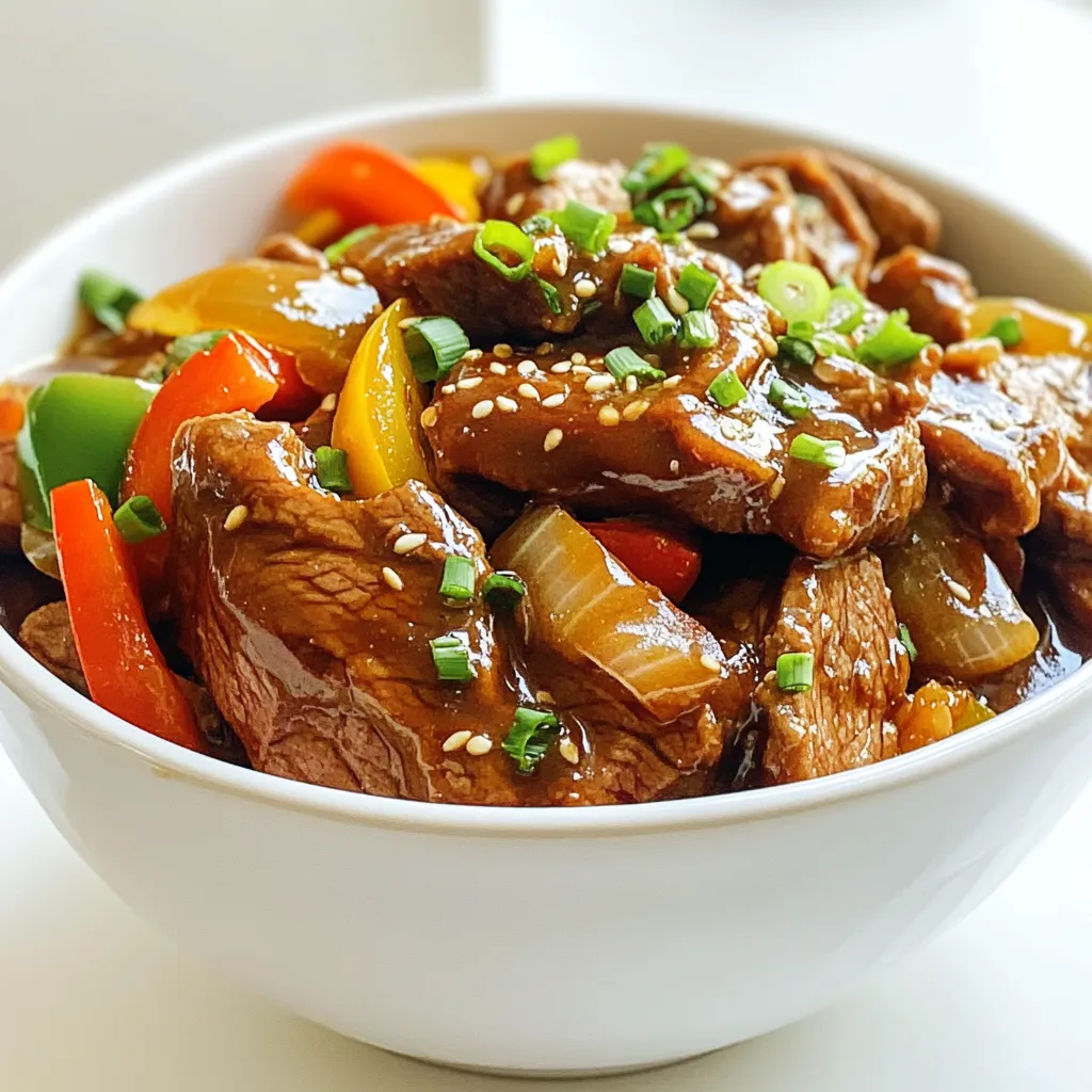 Mongolian Beef Slow Cooker Easy and Flavorful Meal