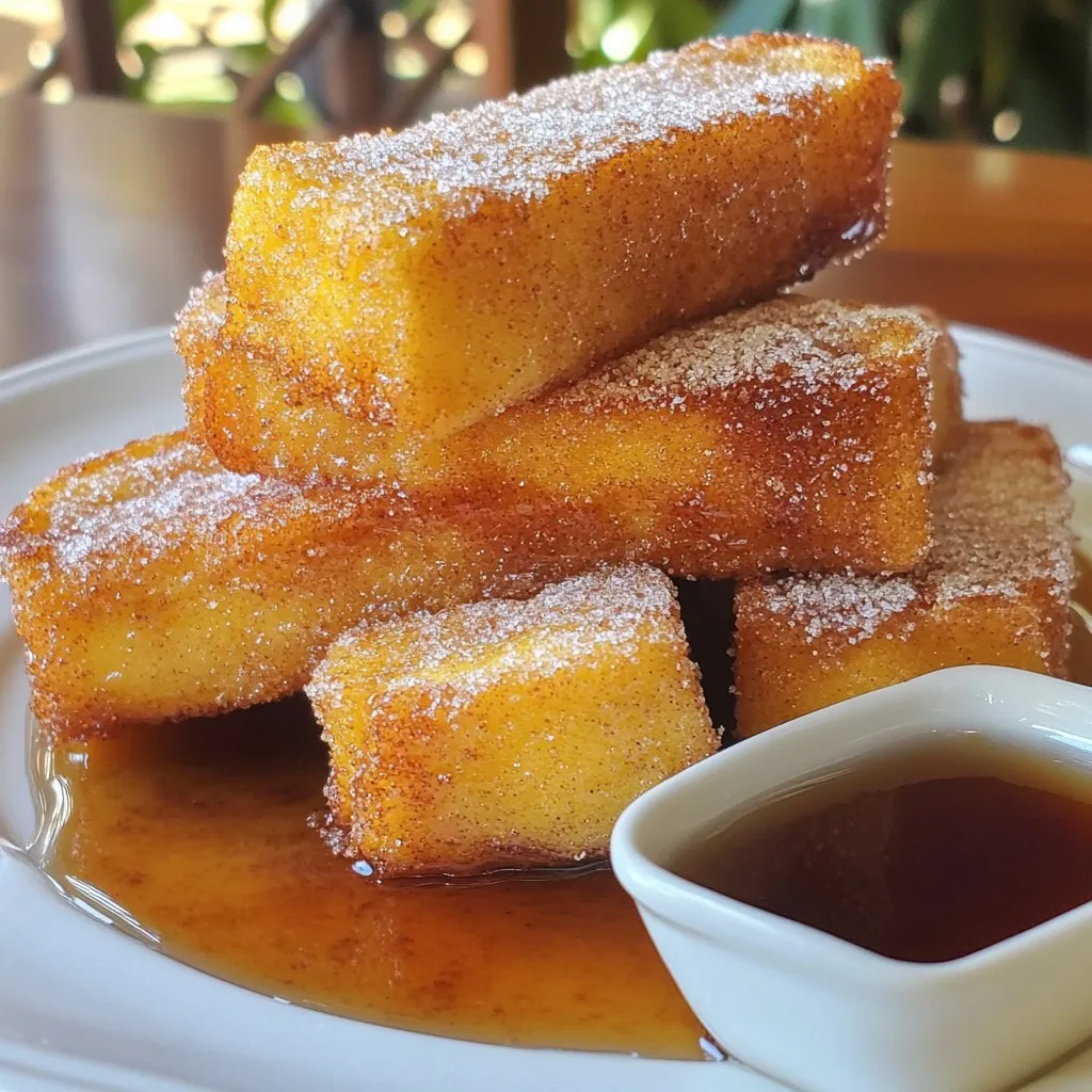 Cinnamon Sugar French Toast Sticks Quick and Tasty