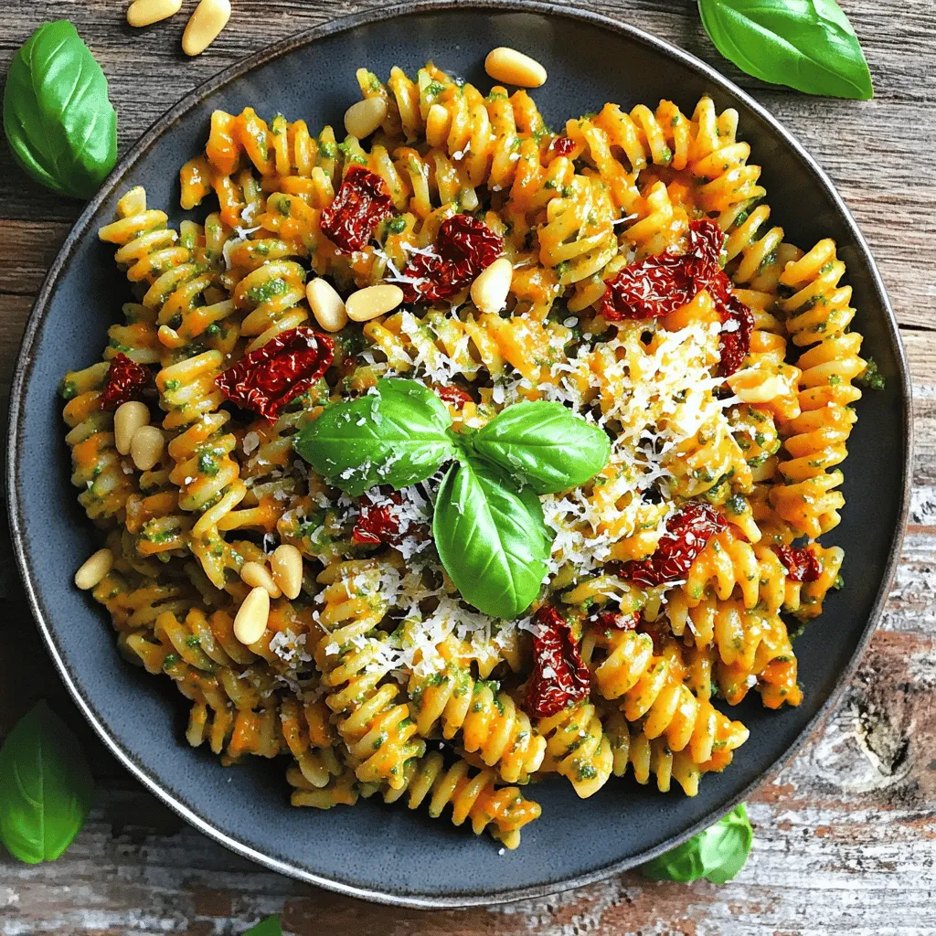 Sun-Dried Tomato Pesto Pasta Quick and Tasty Meal