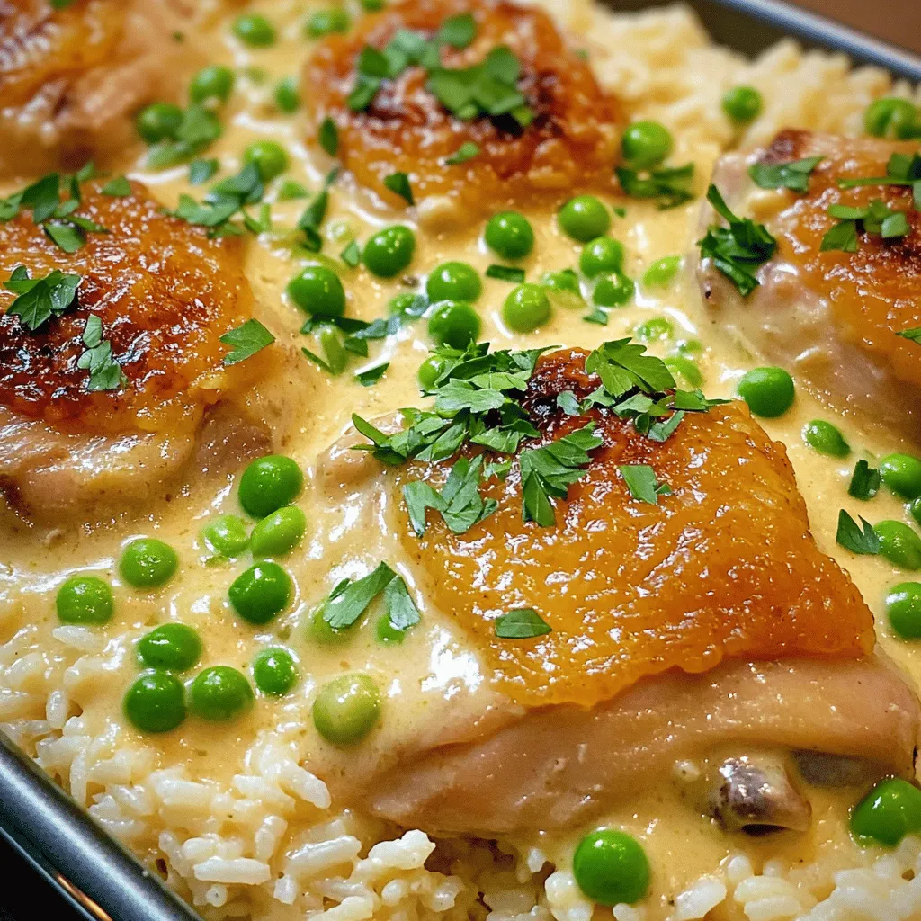 To make Creamy Smothered Chicken and Rice, you need simple, fresh ingredients. Each one adds flavor and makes the dish special. Here’s the list of ingredients you