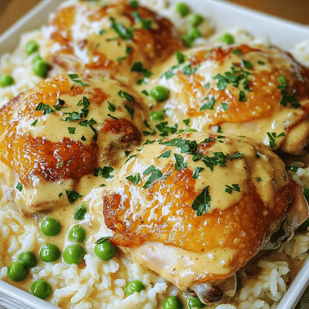 Creamy Smothered Chicken and Rice Cozy Comfort Meal