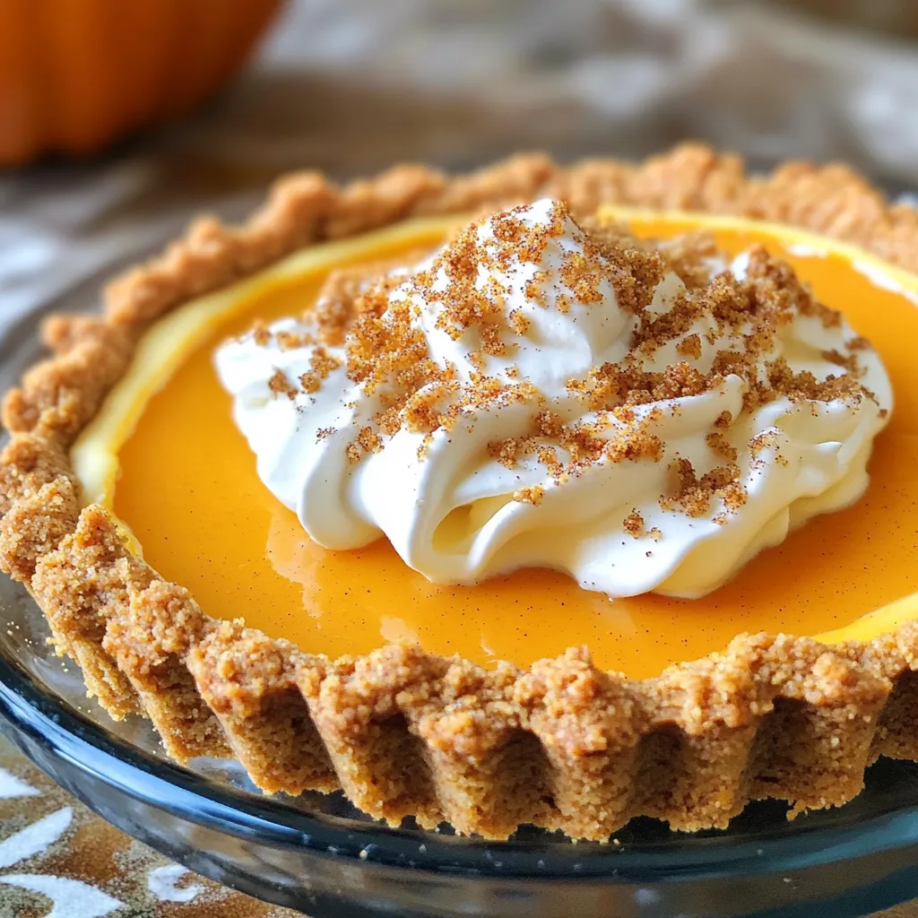 Pumpkin Cream Cheese Tart with Streusel Delight