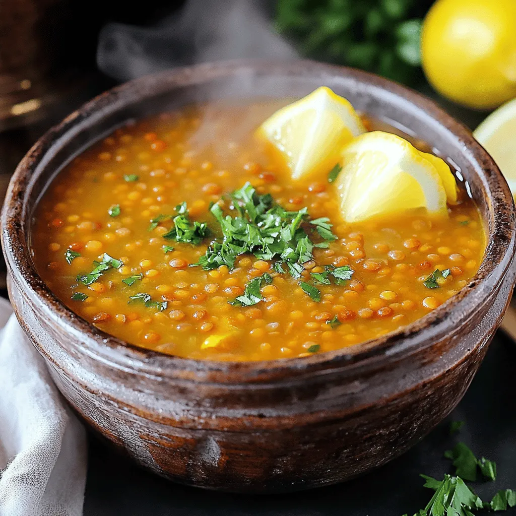 Iraqi Lentil Soup Hearty and Flavorful Recipe