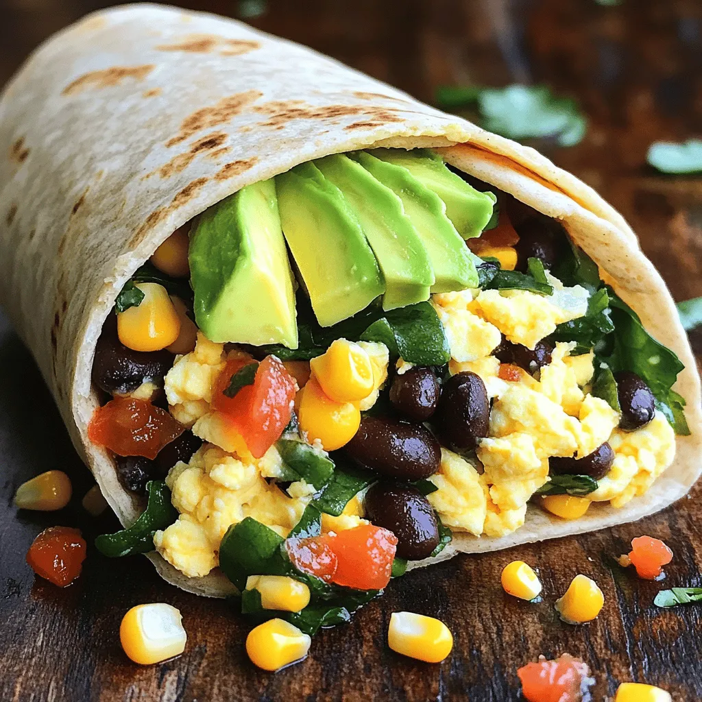 Veggie Packed Breakfast Burrito for a Nutritious Start