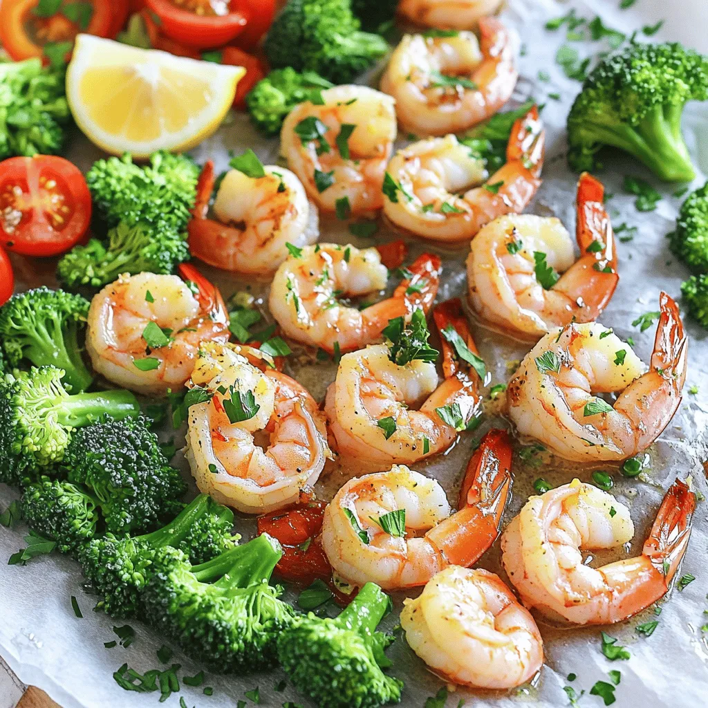 Sheet Pan Garlic Butter Shrimp Quick and Easy Meal