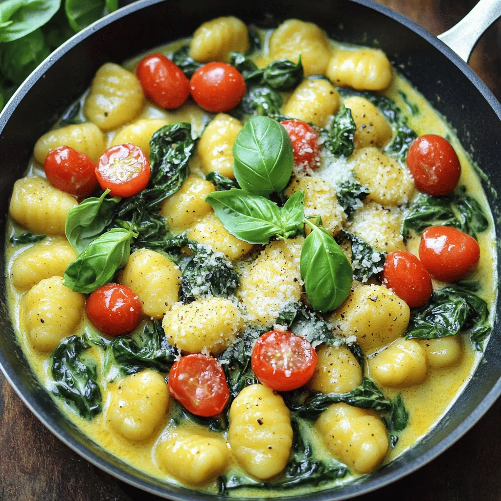 20-Minute One-Pan Spinach Gnocchi Quick and Easy Meal