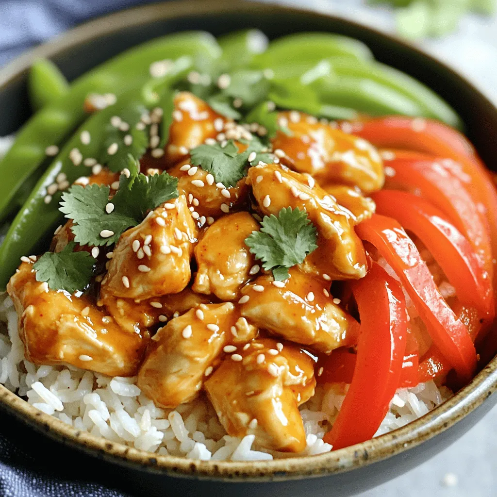 Sweet Chili Chicken Bowl Easy and Flavorful Meal