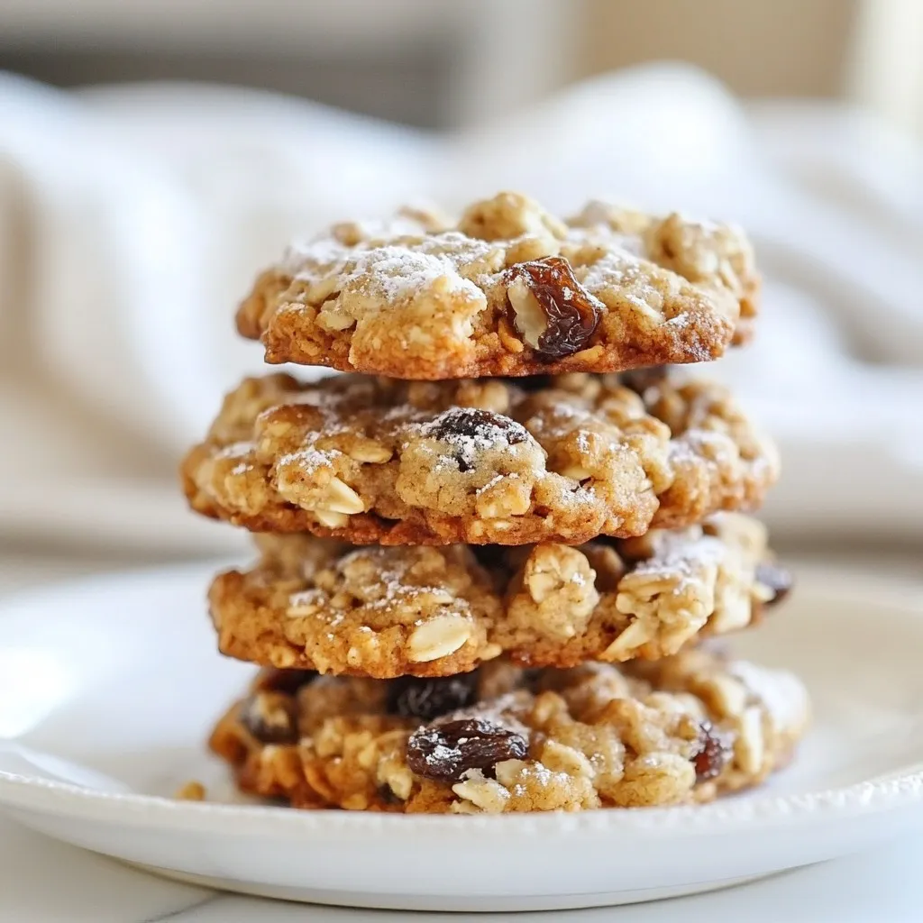 Oatmeal Raisin Breakfast Cookies Healthy and Tasty Snack