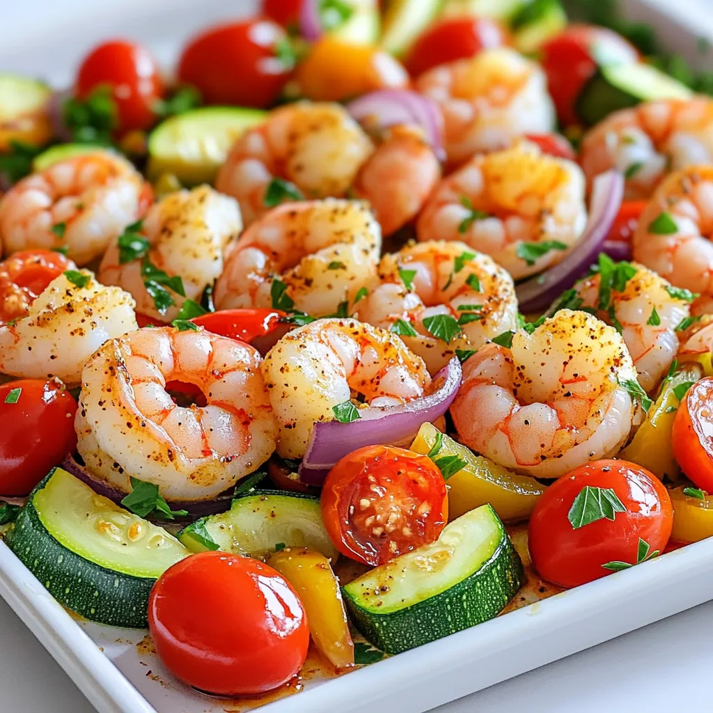 Cajun Shrimp &#038; Veggie Sheet Pan Deliciously Simple Meal