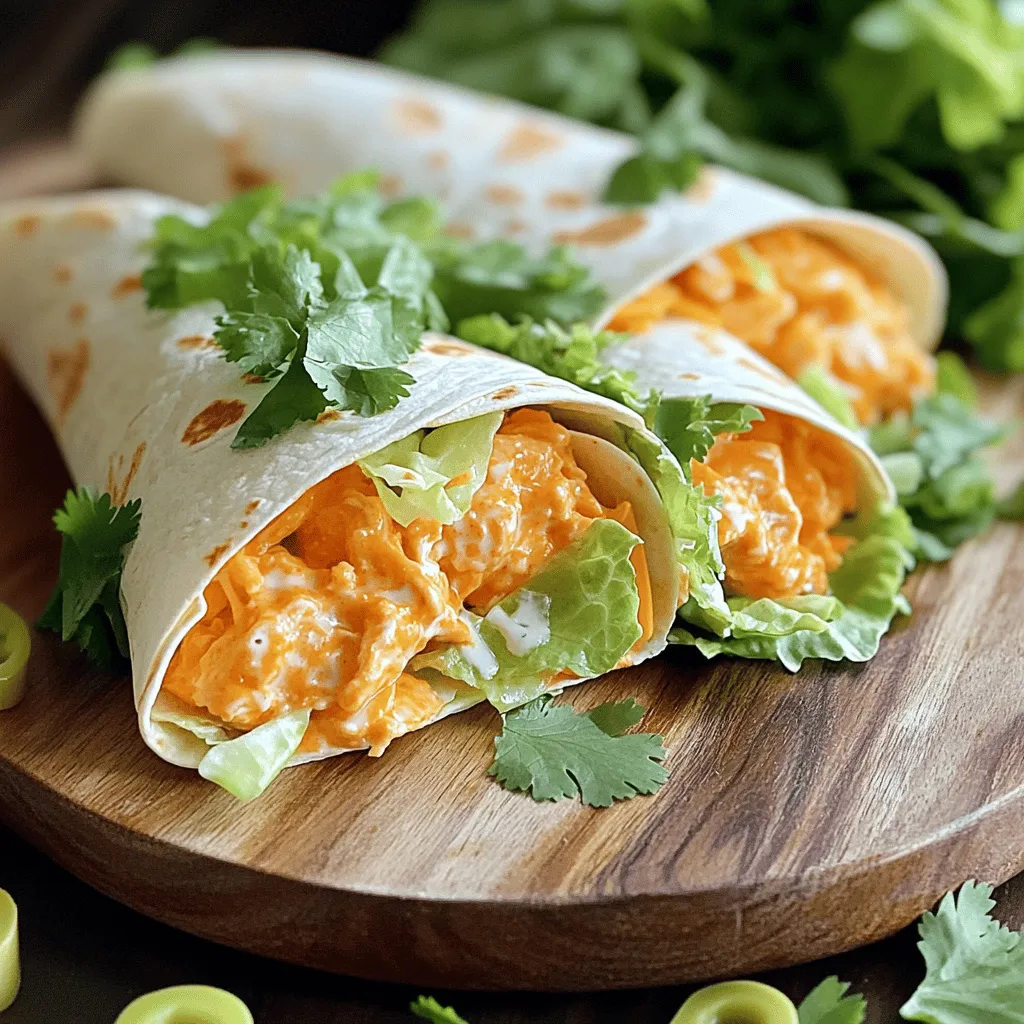 Savory Buffalo Chicken Wraps Easy Dinner Delight