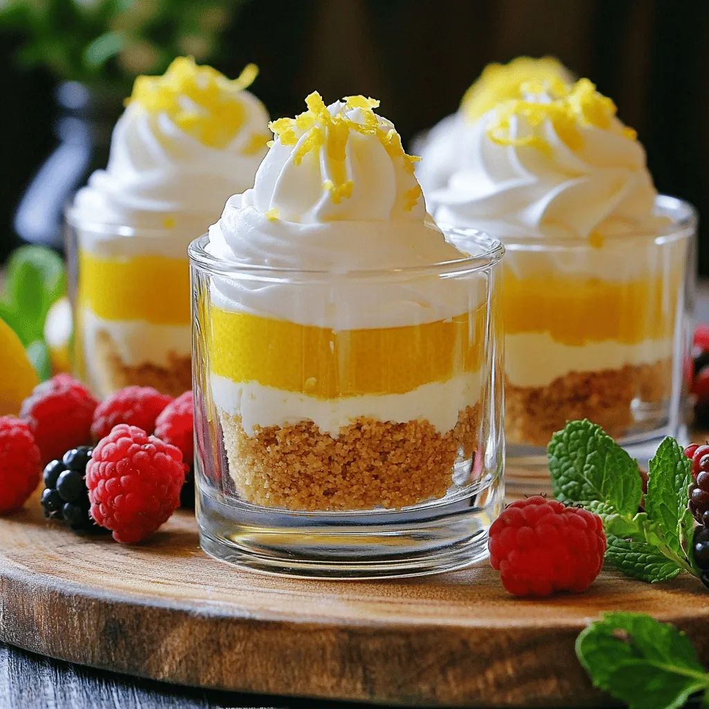 No Bake Lemon Cheesecake Cups Easy and Delicious Treat