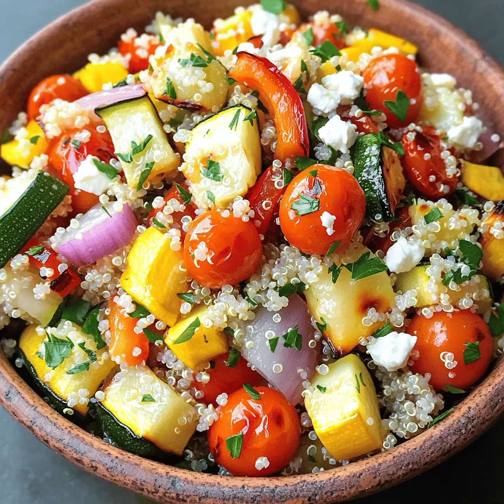 Roasted Vegetable Quinoa Salad Flavorful and Healthy
