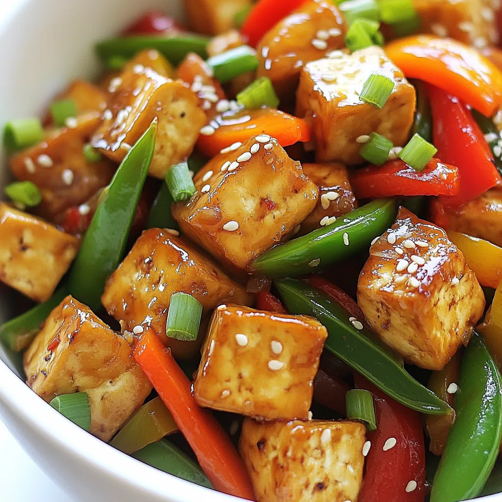 Chili Garlic Tofu Stir-Fry Flavorful and Easy Meal