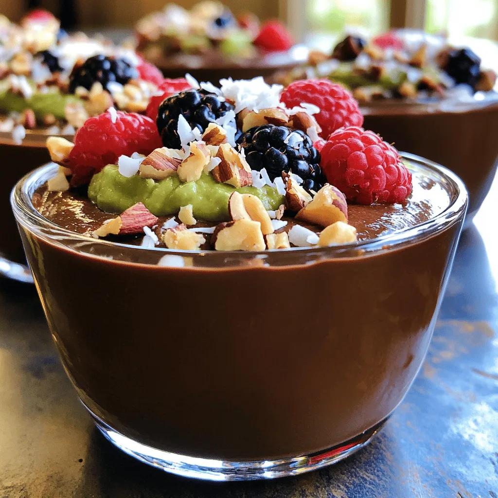 Vegan Chocolate Avocado Pudding Creamy Delight Recipe