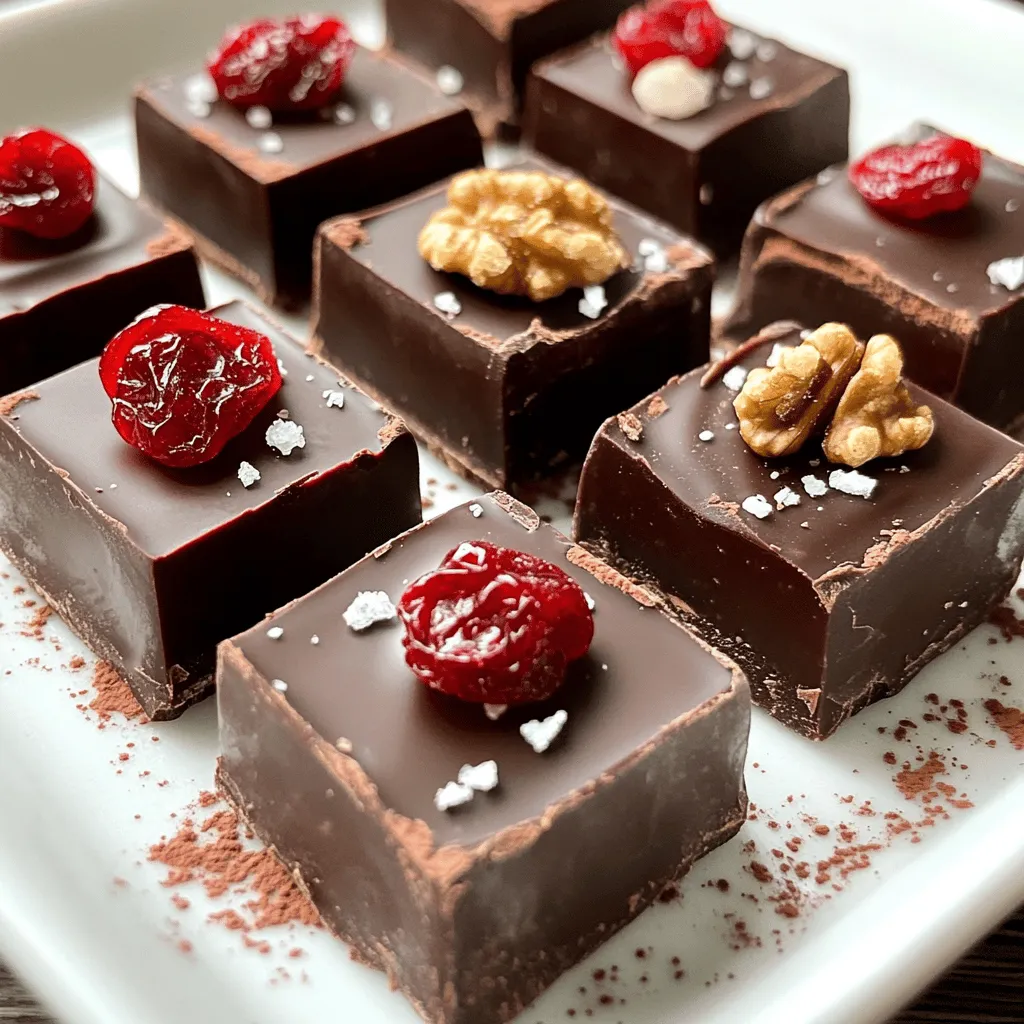 Cherry Chocolate Fudge Bites Tasty and Simple Treat