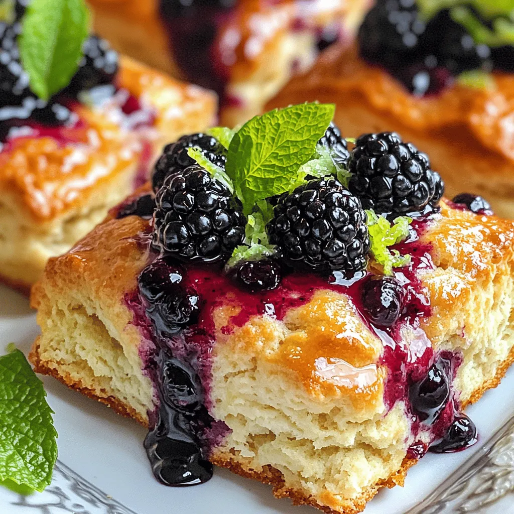 Blackberry Lime Scones Flavorful and Simple Recipe