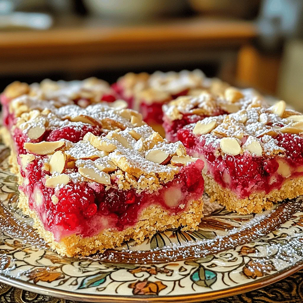 Raspberry Almond Shortbread Bars Simple and Tasty Treat
