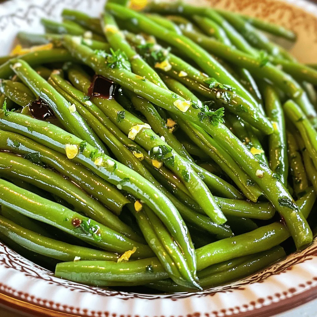 Air Fryer Garlic Butter Green Beans Quick Side Dish