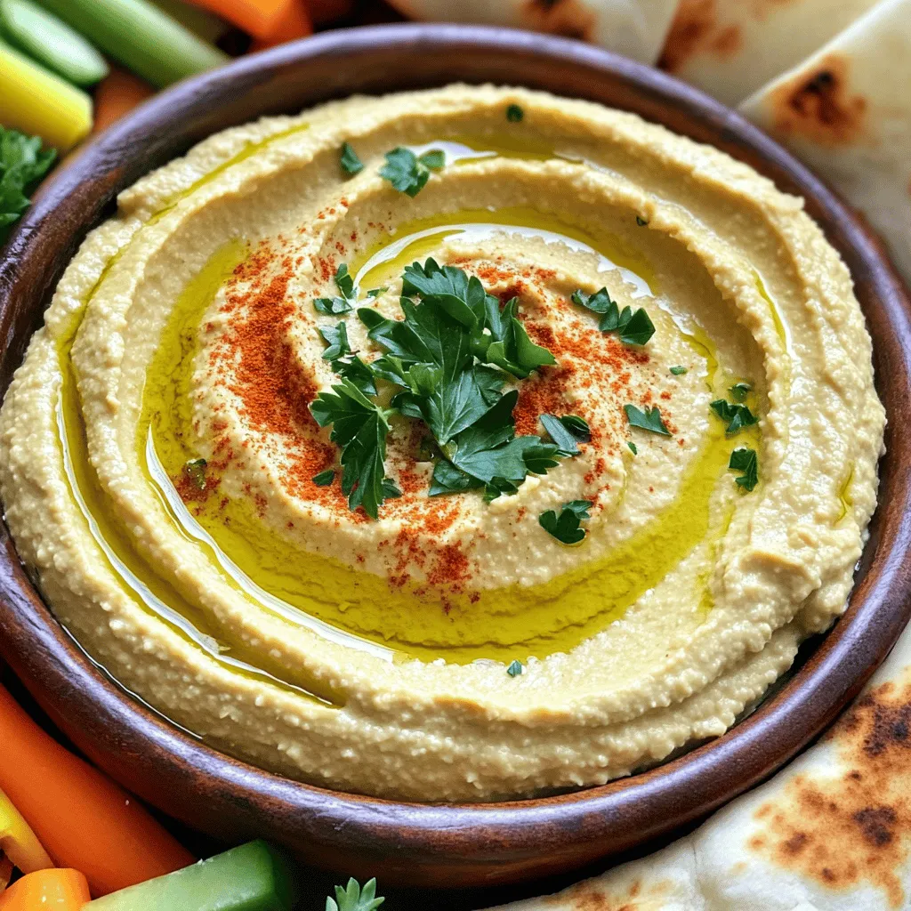 Roasted Garlic Hummus Tasty and Simple Recipe