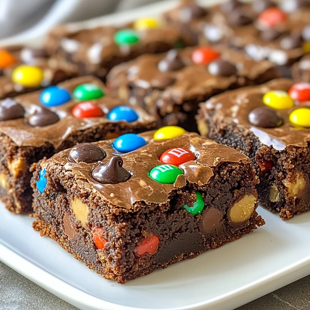 Monster Cookie Brownies Decadent and Simple Recipe