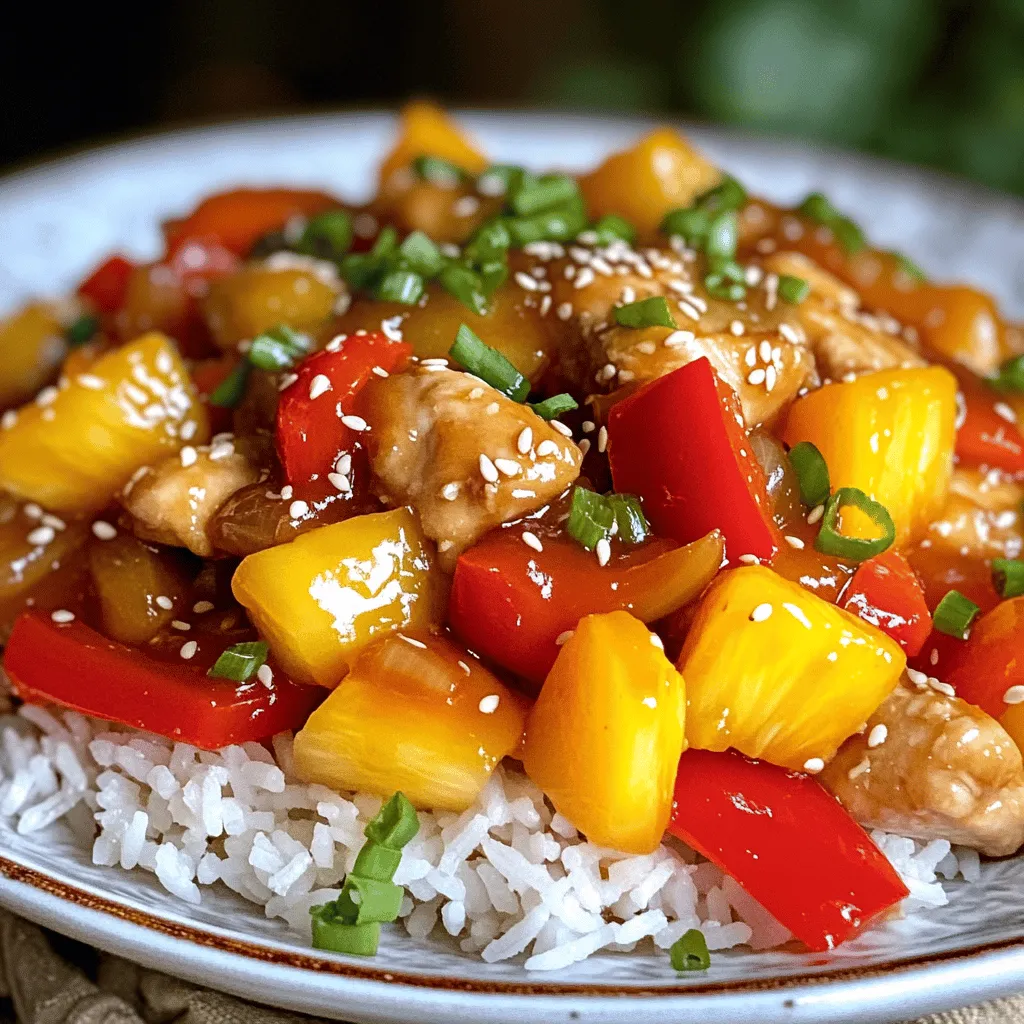 Sweet and Sour Chicken Stir Fry Flavorful Meal Idea