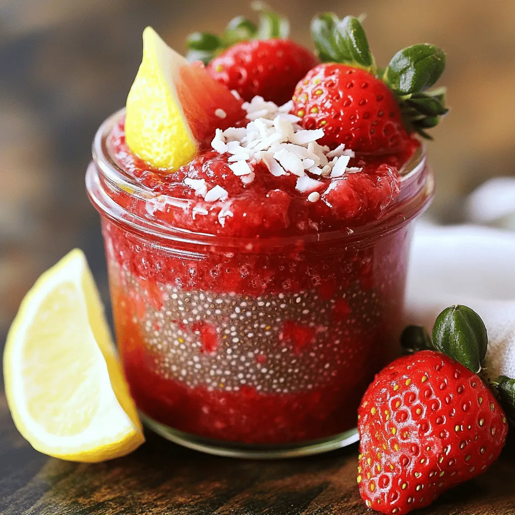 Strawberry Coconut Chia Jam Tasty and Simple Recipe