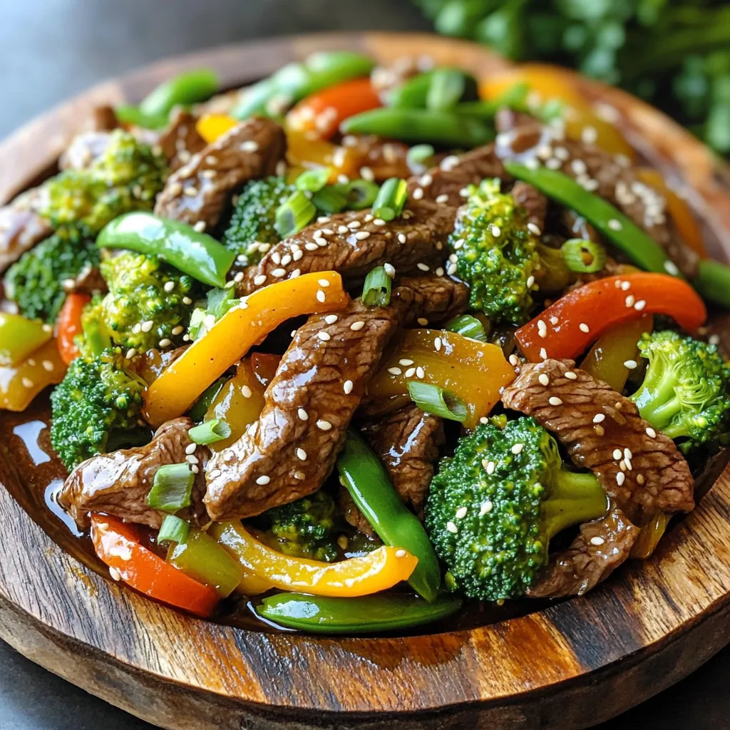 Honey Garlic Beef Stir Fry Easy and Flavorful Meal