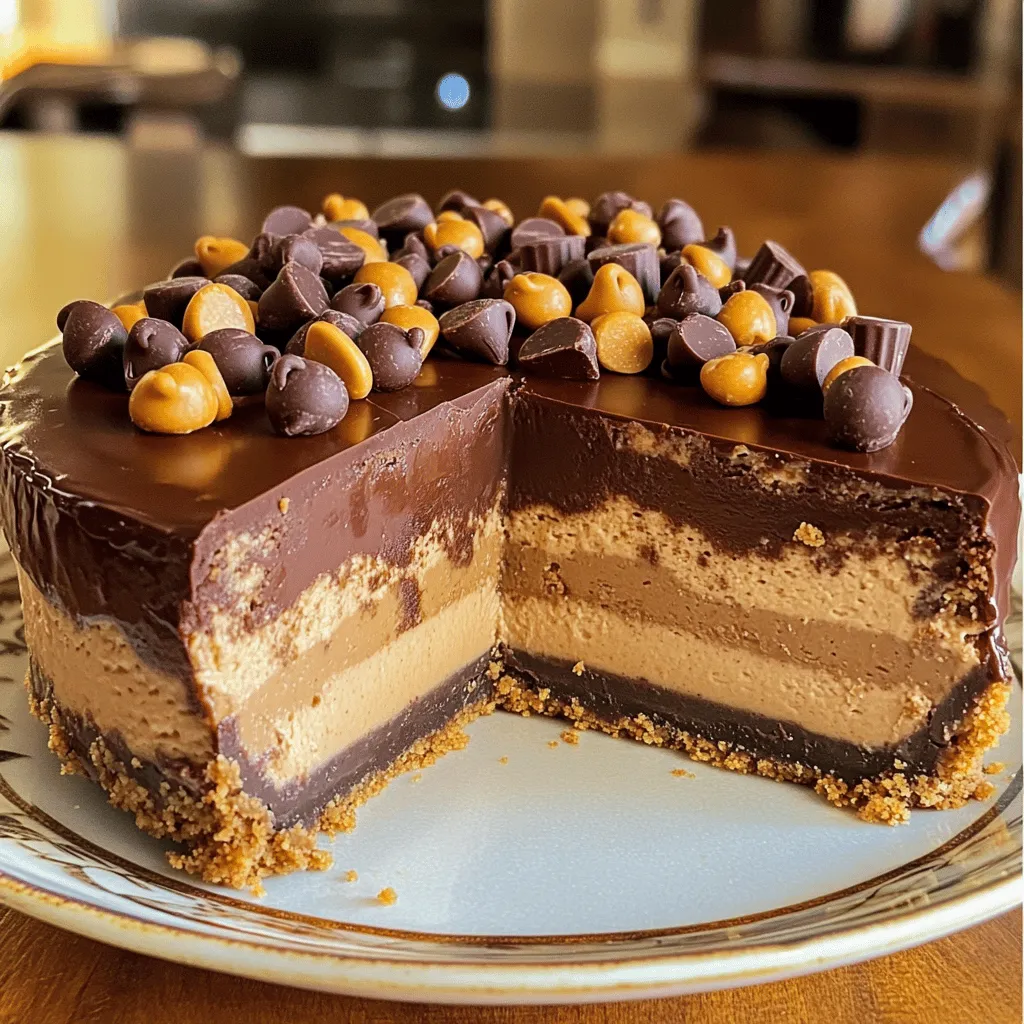 Chocolate Peanut Butter Cheesecake Rich and Creamy Delight