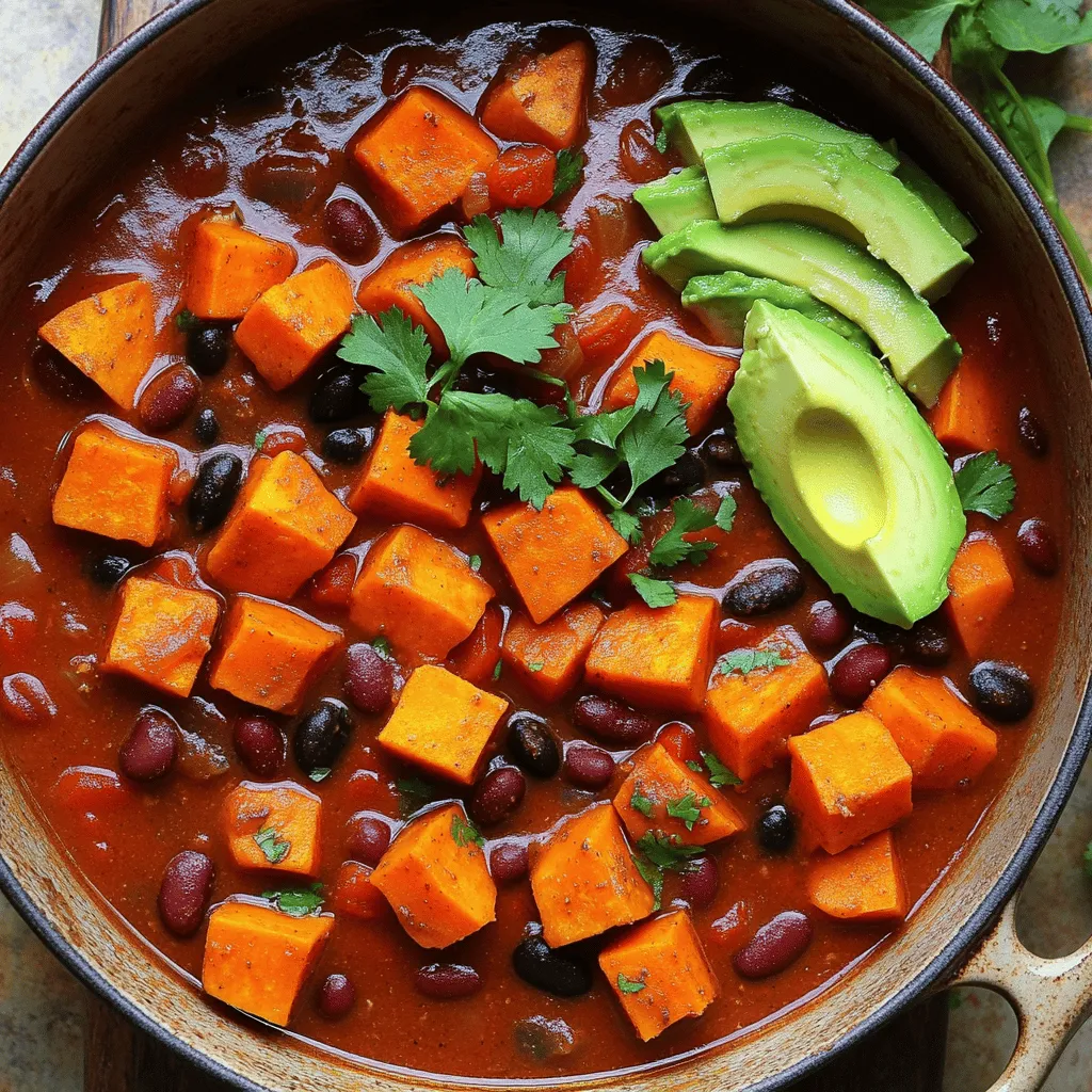 Vegan Sweet Potato Chili Flavorful and Hearty Dish