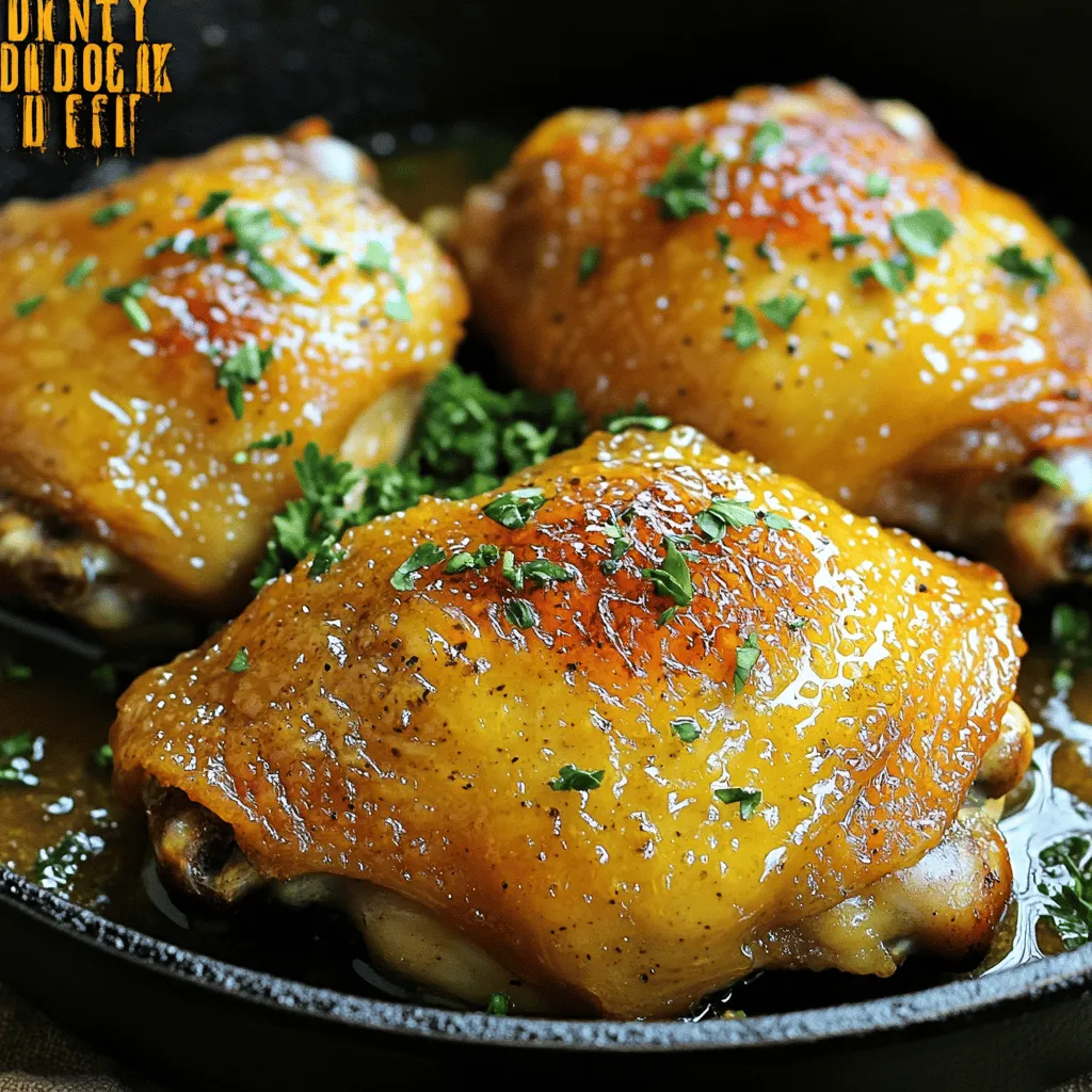 Honey Mustard Chicken Thighs Delicious and Juicy Meal