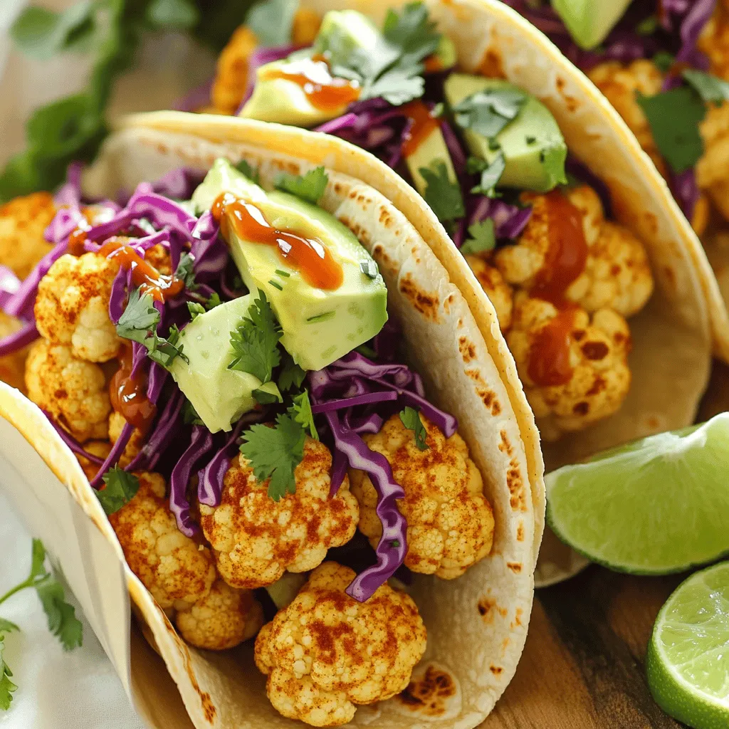Roasted Cauliflower Tacos Fresh and Flavorful Twist