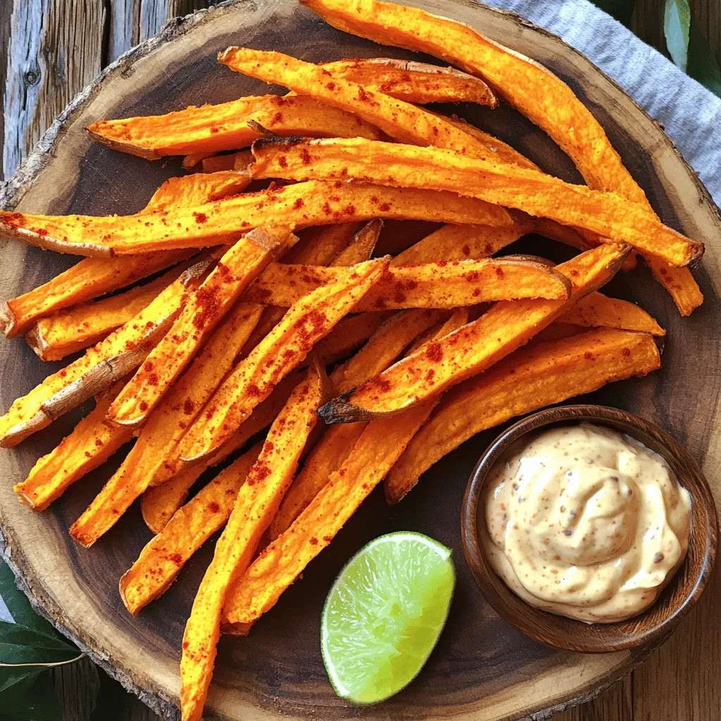Savory Sweet Potato Fries with Chipotle Mayo Recipe