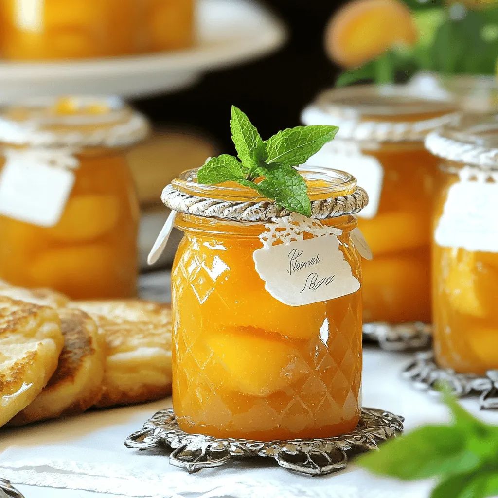 Homemade Peach Jam Easy Recipe for Fresh Flavor