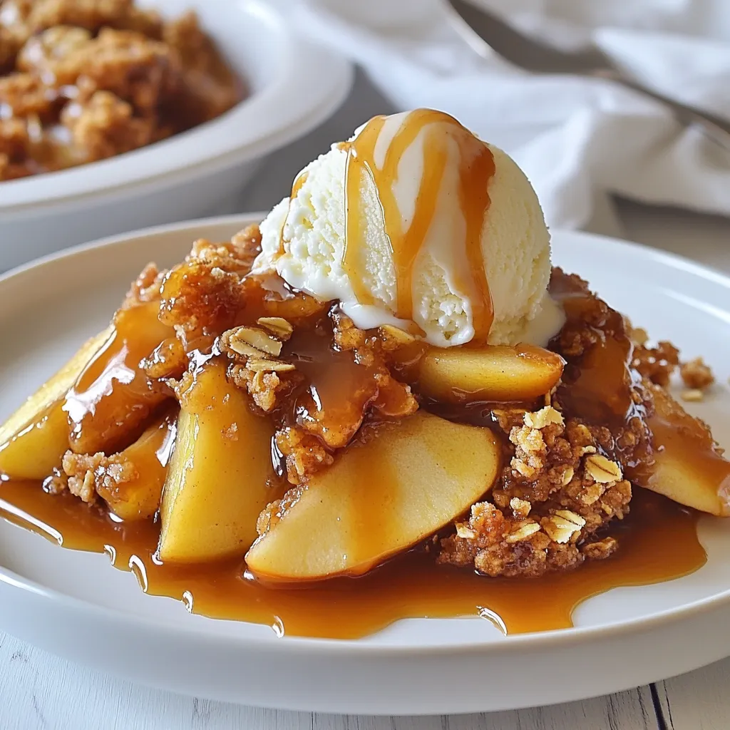 Caramel Apple Crisp Delightful and Easy Dessert Recipe