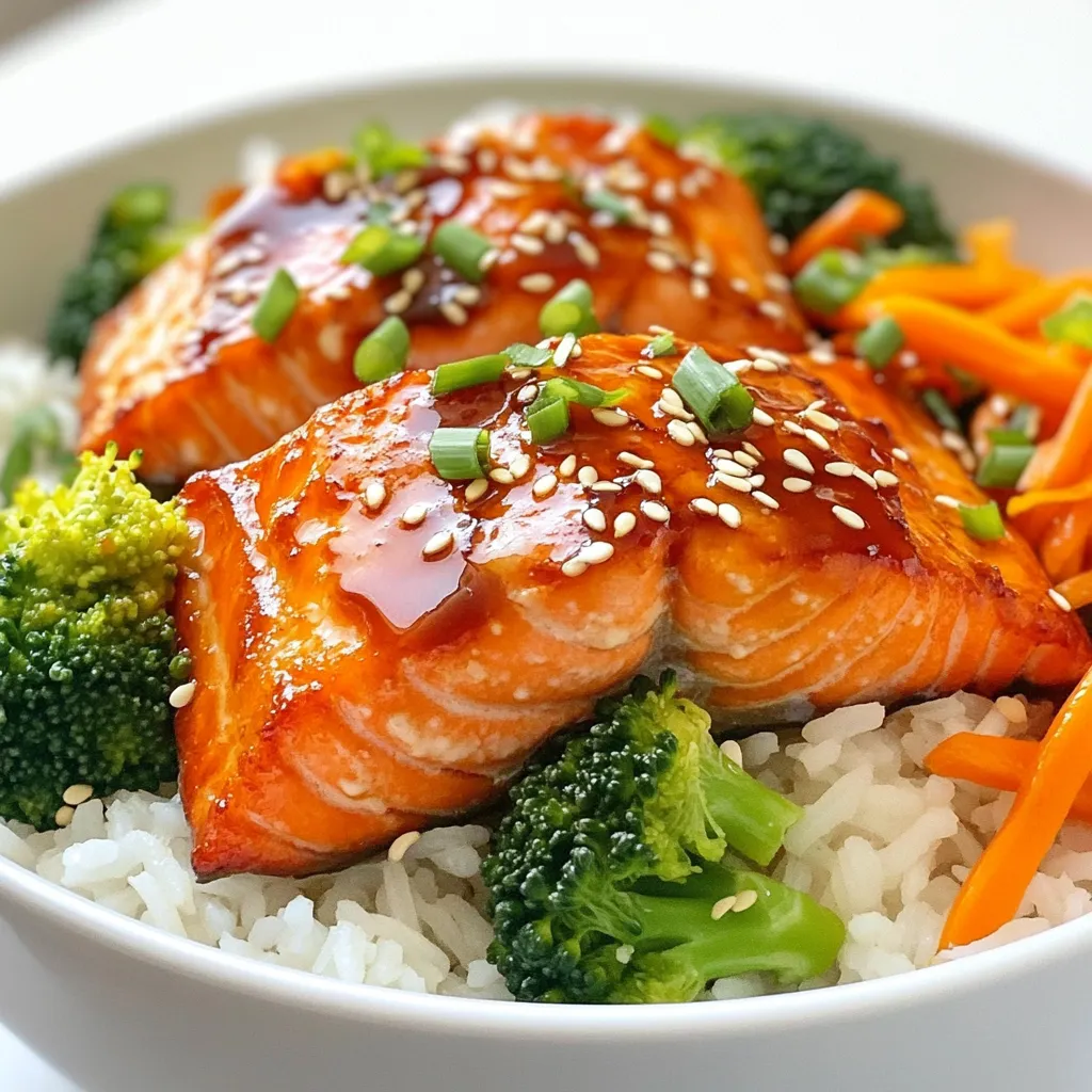 Teriyaki Salmon Rice Bowls Flavorful and Easy Recipe