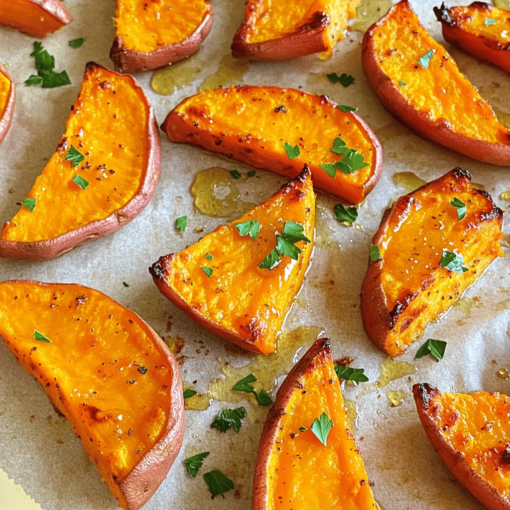 Roasted Sweet Potato Wedges Crisp and Tasty Treat