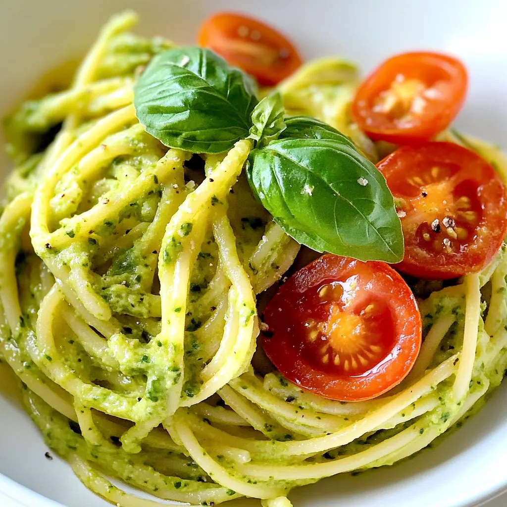 Creamy Avocado Pasta Simple and Tasty Recipe