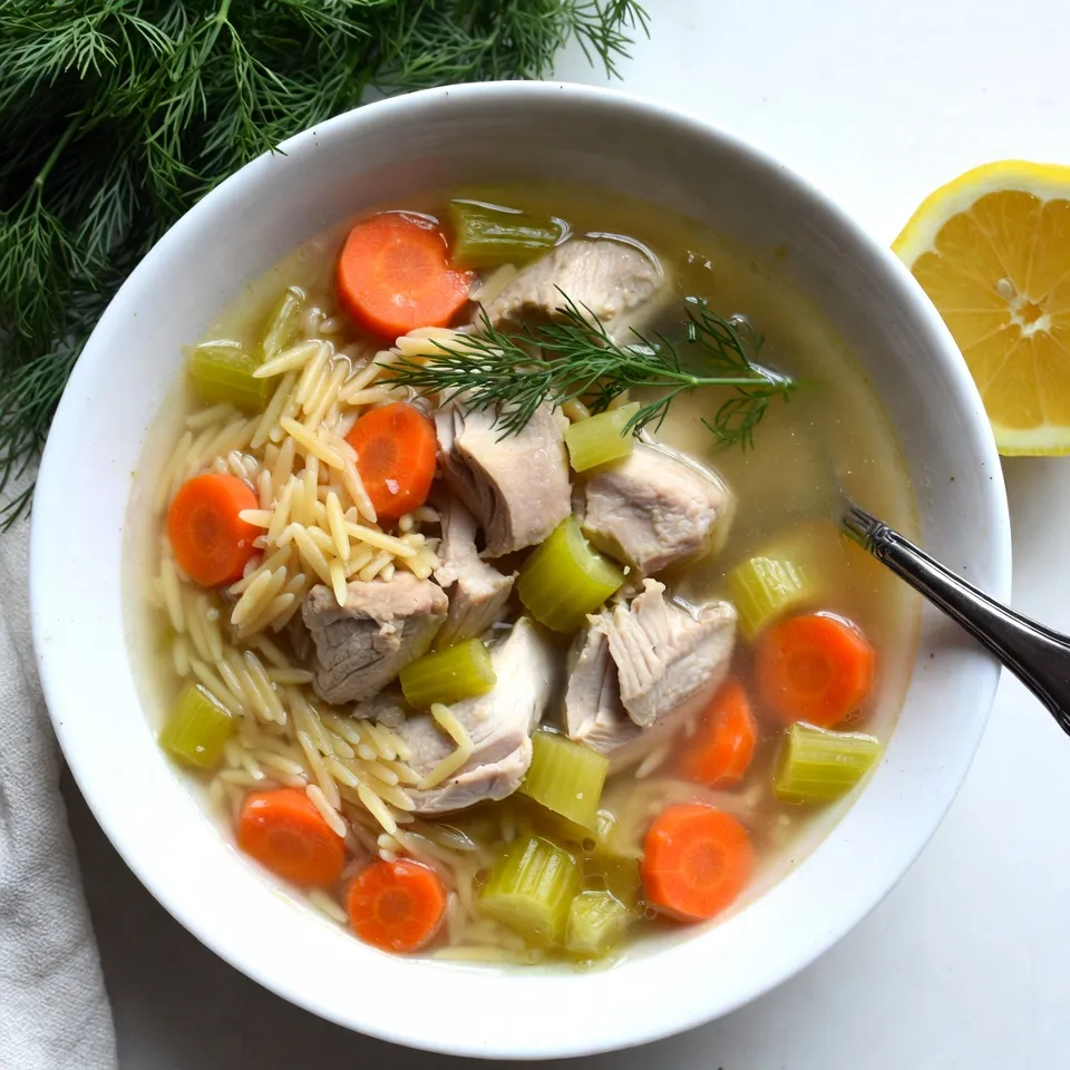 Greek Lemon Chicken Soup Flavorful and Comforting Dish