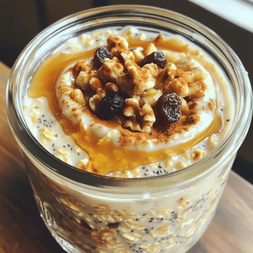 Cinnamon Roll Overnight Oats Delightful Breakfast Treat