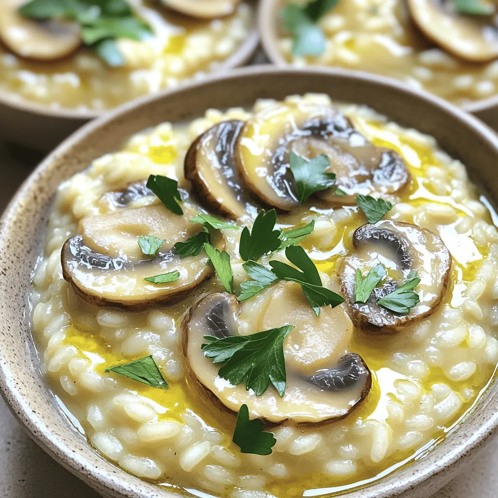 Creamy Mushroom Risotto Irresistibly Delicious Dish
